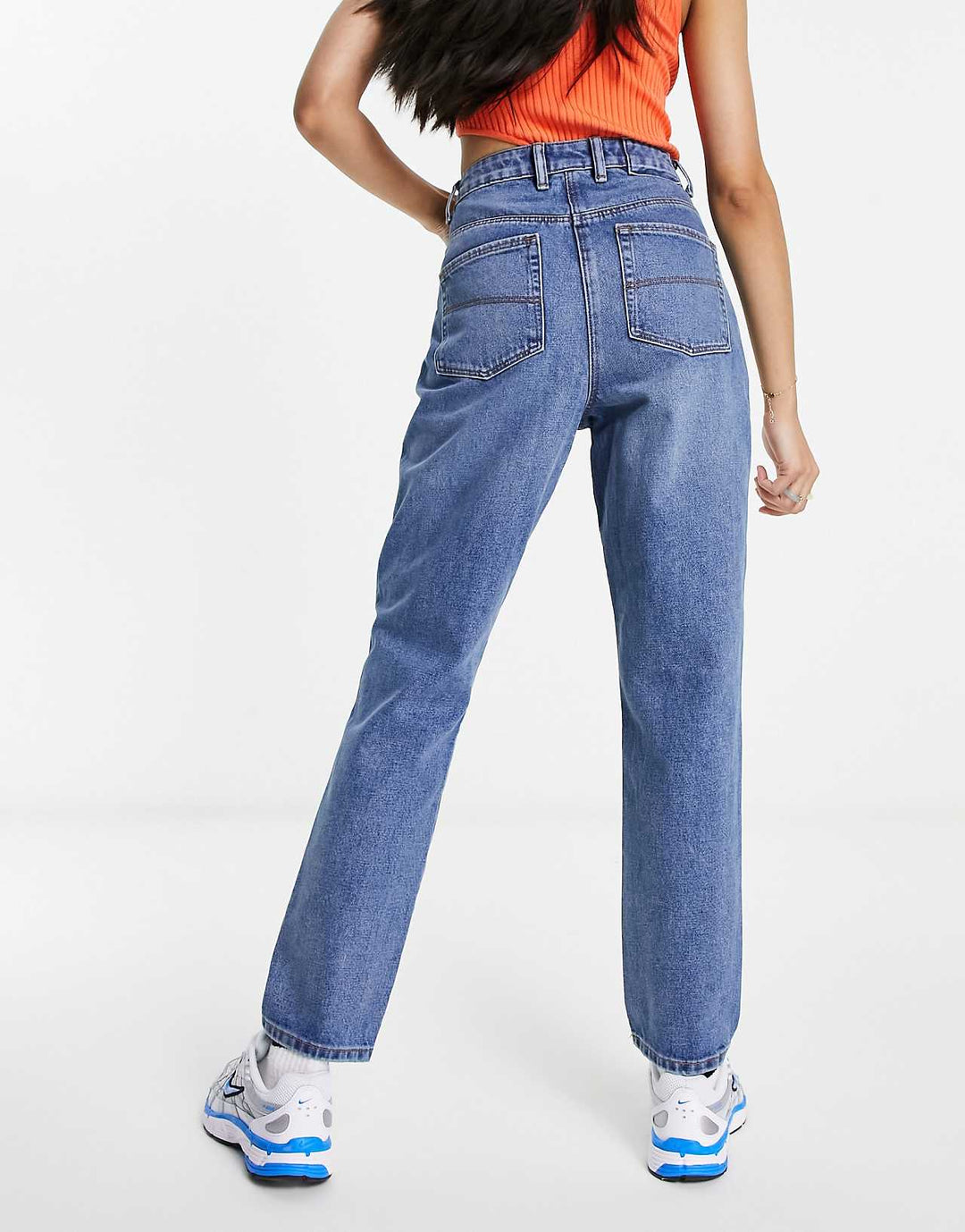 Collusion Mom -farkut, keskisininen pesu