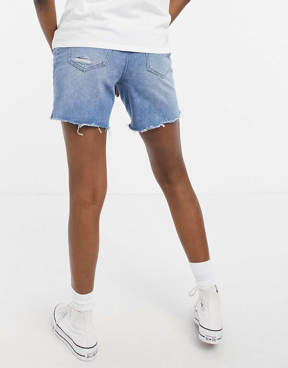 urban-bliss-maternity-high-waisted-ripped-longline-short-in-mid-wash