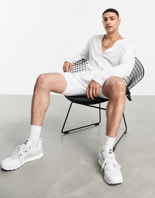 asos-design-overhead-shirt-in-crinkle-viscose-in-white