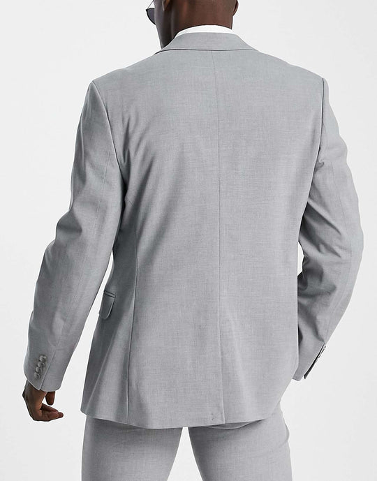 ASOS Design Skinny Suit Jacket in Grey