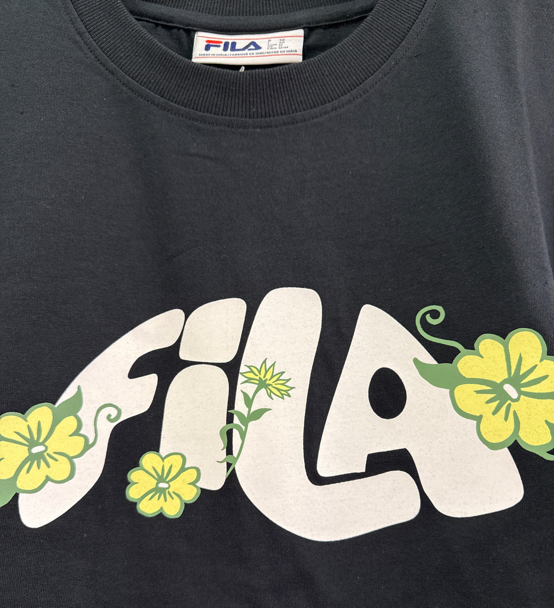 Fila Reef Graphic Tee in Black