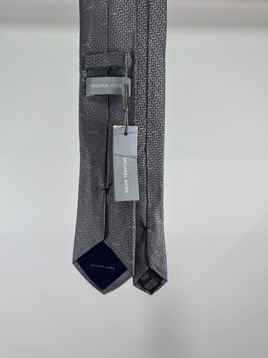Michael Kors Logo Structured Tie in Grey
