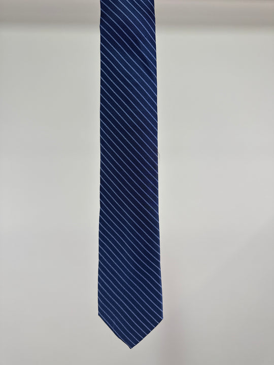 Michael Kors Striped Tie in Blue