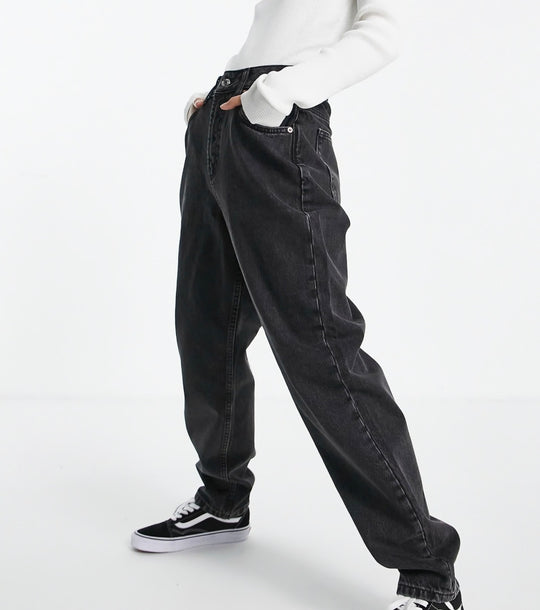 asos-design-petite-high-rise-slouchy-mom-jeans-in-Black