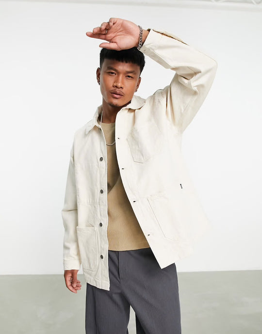 Niko overshirt in ecru