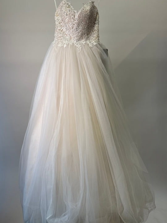 ASOS EDITION Isadora beaded lace cami wedding in Oyster