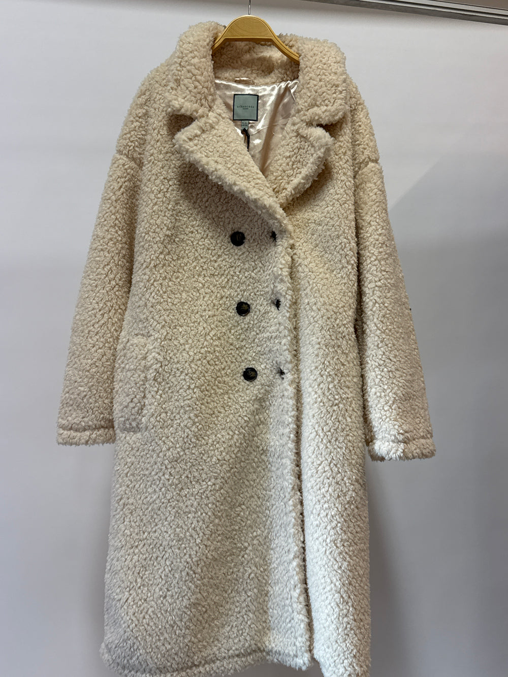 Urbancode London Faux Fur Teddy Long Coat