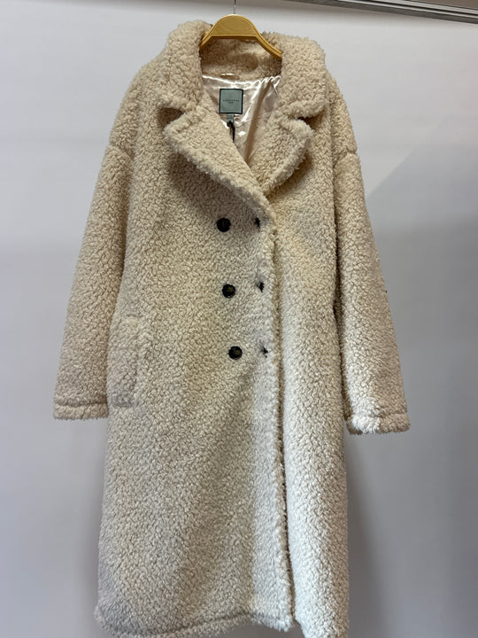 Urbancode London Faux Fur Teddy Long Coat