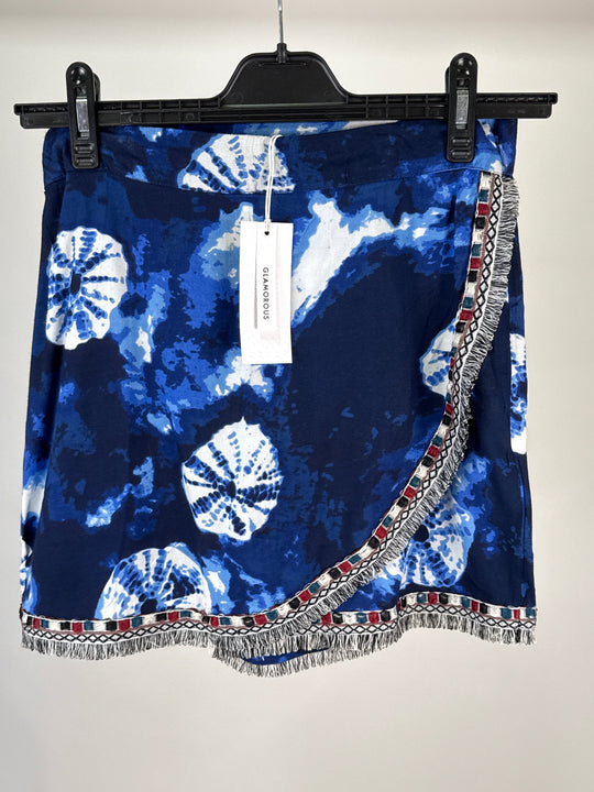 Glamorous Blue tie dye skort