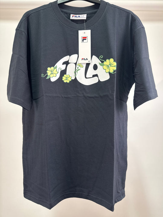 Fila Reef Graphic Tee in Black
