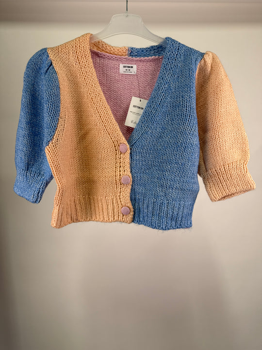 Cotton:on Milli Cardigan in Blues Colour Block