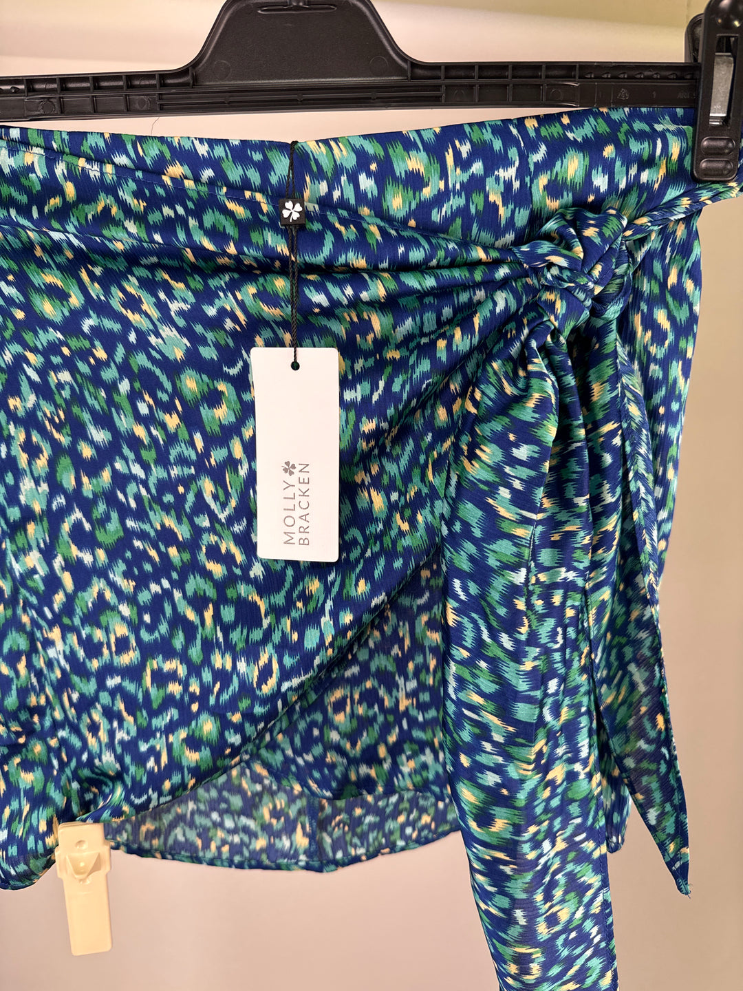 Molly Bracken Blue Woven Skirt