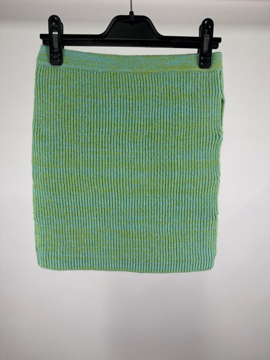 Reclaimed Vintage inspired knitted space dye skirt