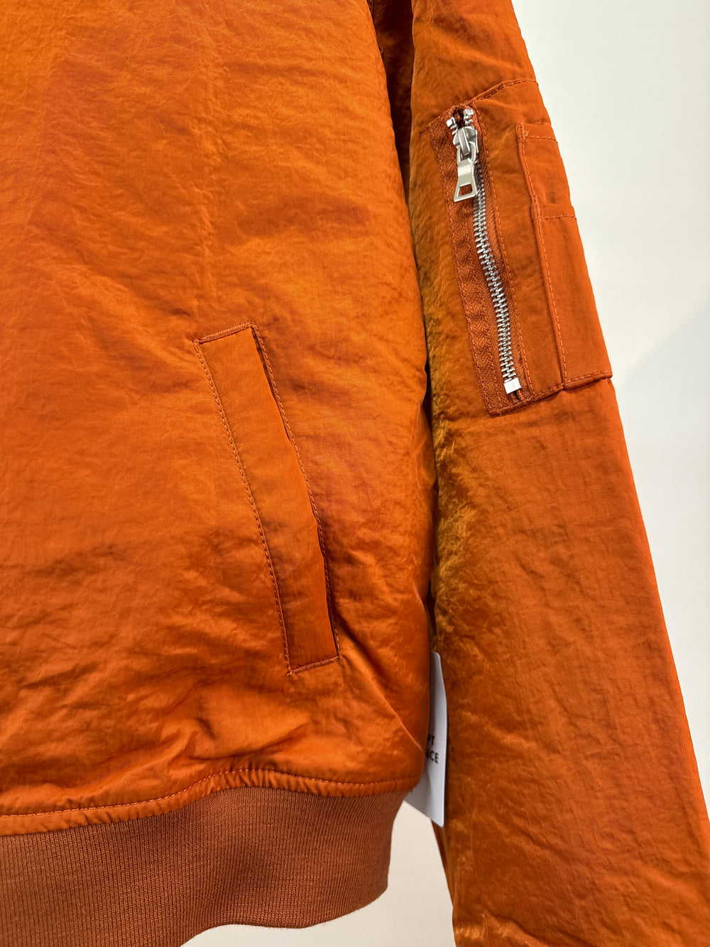 ASOS DESIGN washed oversized bomber jacket in mustard