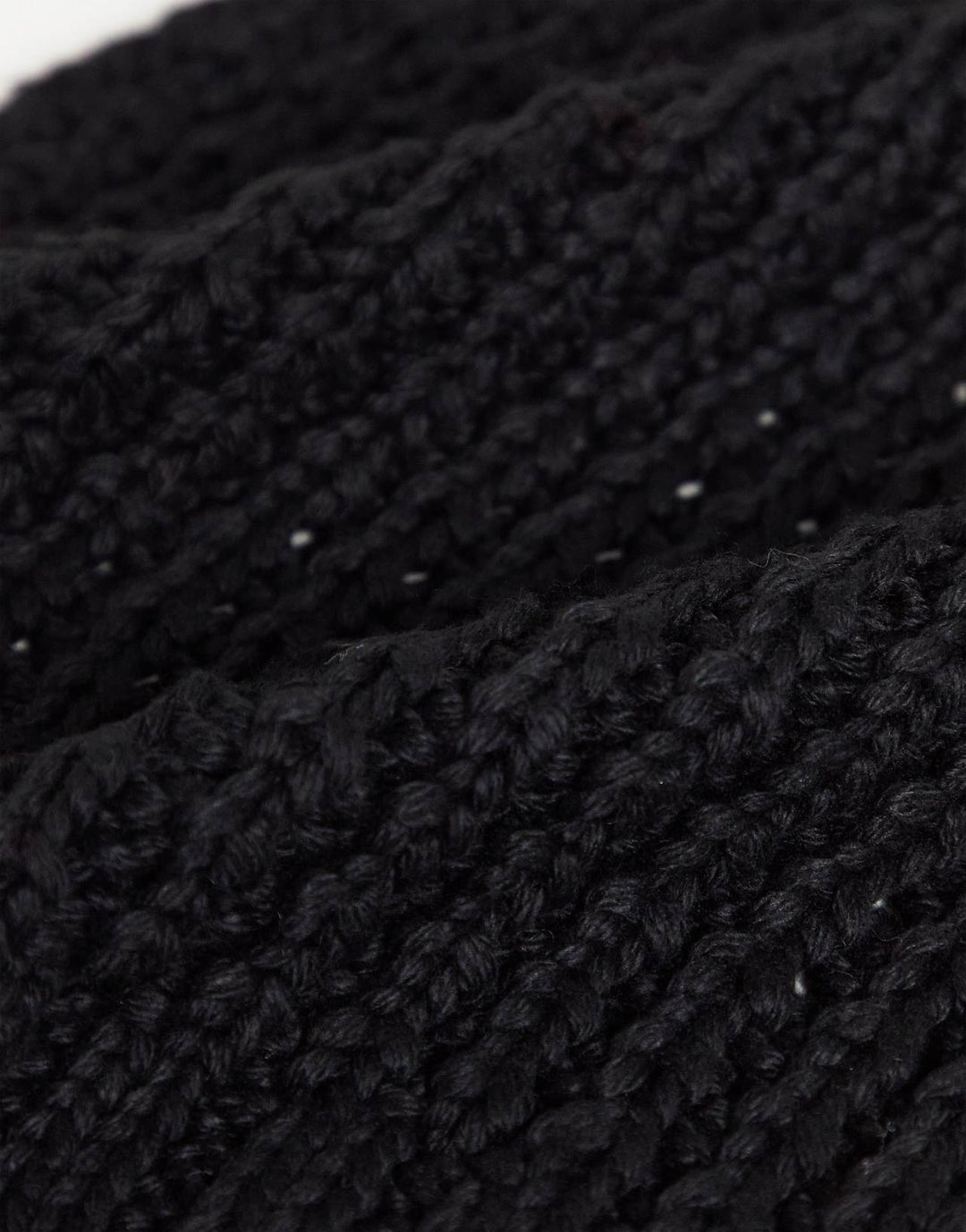 ASOS Design Knitted Scarf in Black