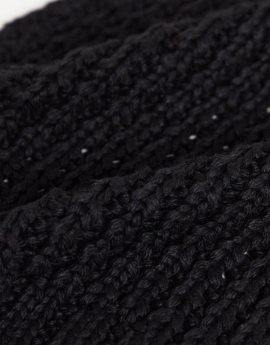 ASOS Design Knitted Scarf in Black