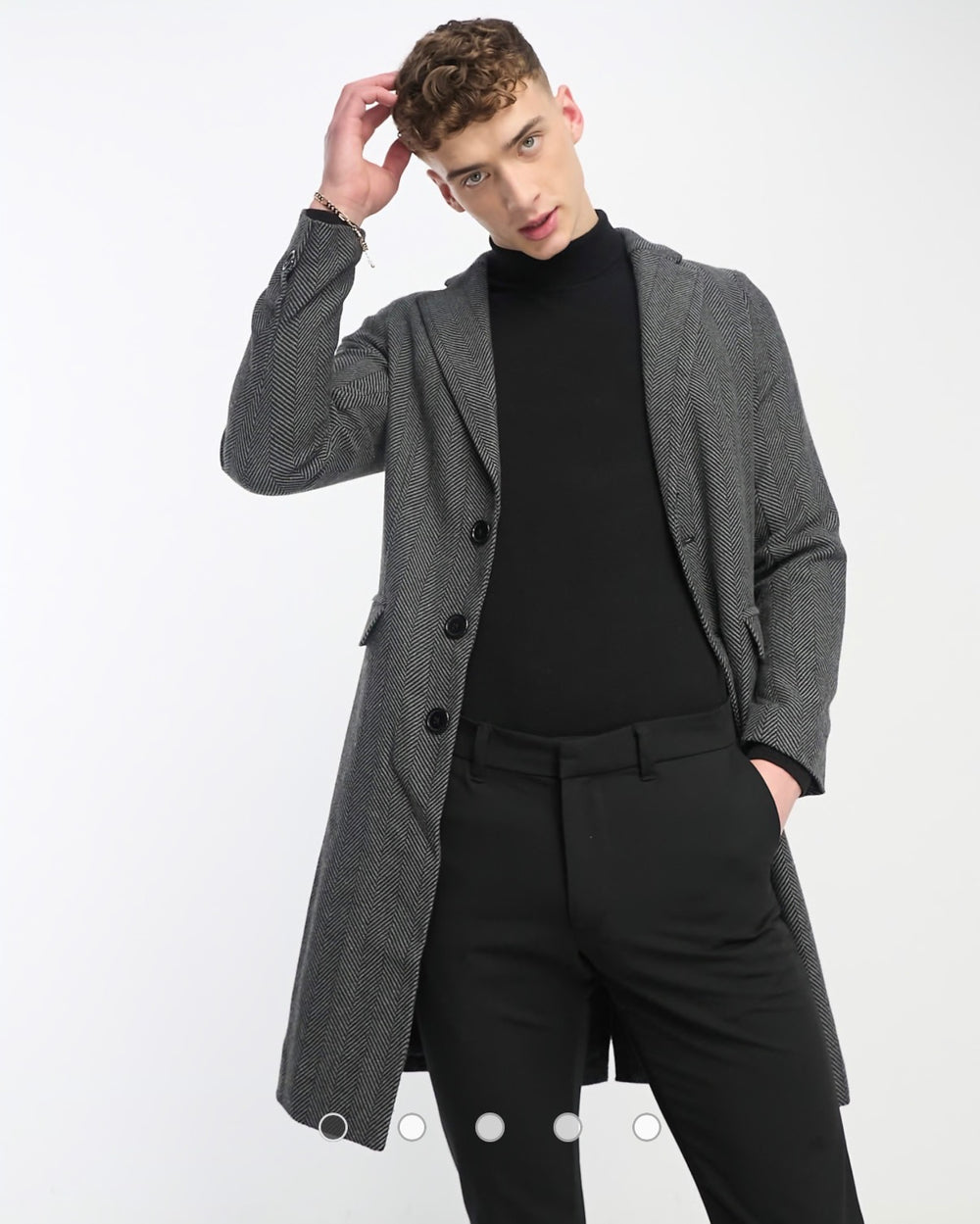 Bolongaro Trevor mallard wool coat