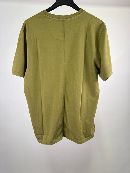 Fila Serge Wash Effect Tee in Green Moss