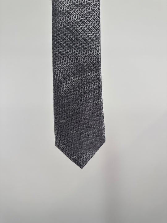 Michael Kors Logo Structured Tie in Grey