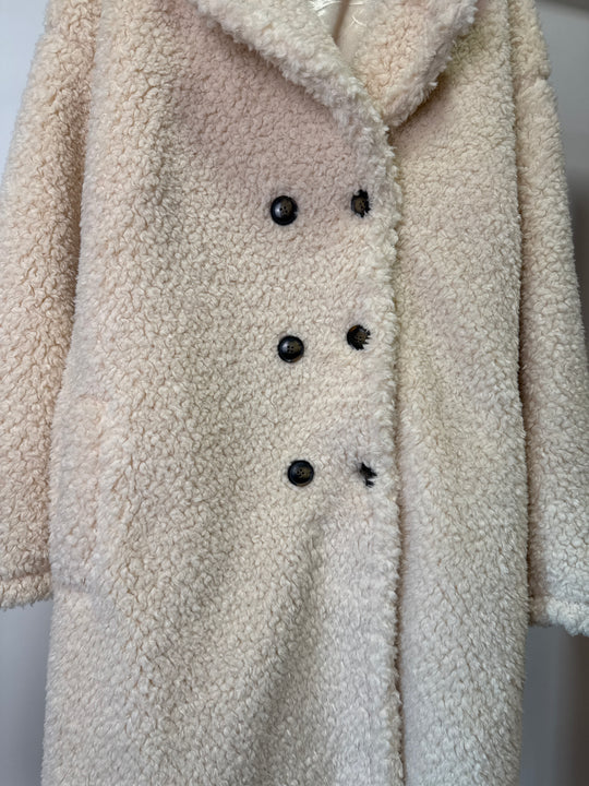 Urbancode London Faux Fur Teddy Long Coat