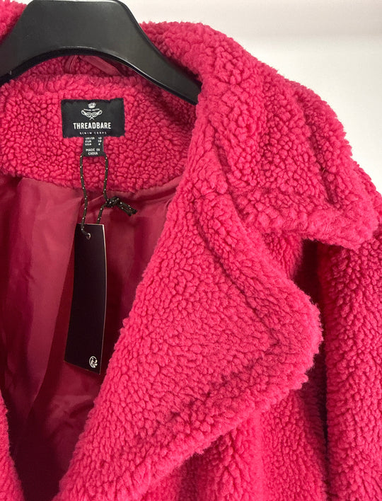 Threadbare borg jacket in sangria