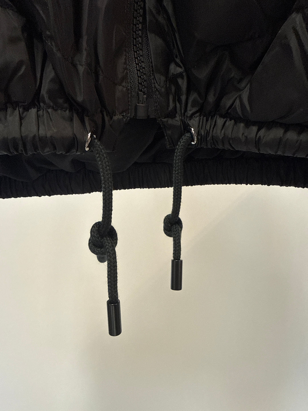 Urban Revivo padded varsity jacket with teddy collar in black