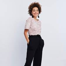 Me and I Zebra flounce top