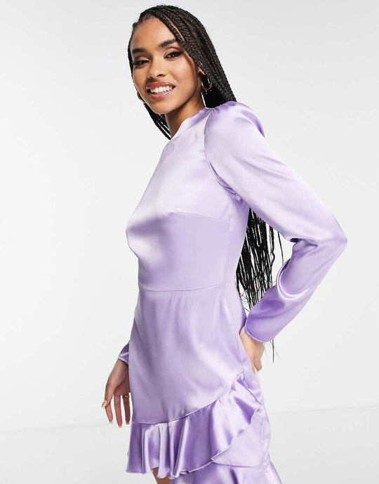 Lola May shirred bust midi smock dress in check