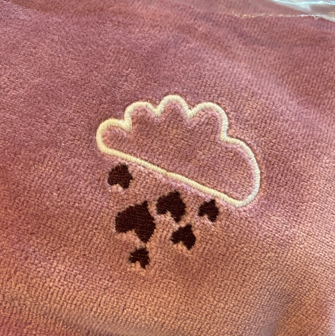 Set velour sweatshirt+pants junior - D 12