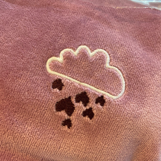 Set velour sweatshirt+pants junior - D 12