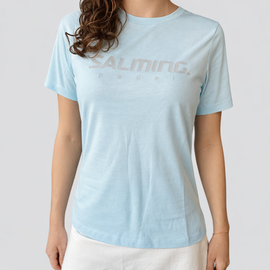 Salming Logo Padel Tee Light Blue 11133 Y 12