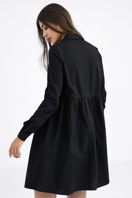 ASOS DESIGN Tail - luomupuuvillainen mini smock -paita
