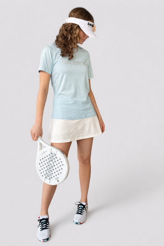 Salming Logo Padel Tee Light Blue 11133 Y 12