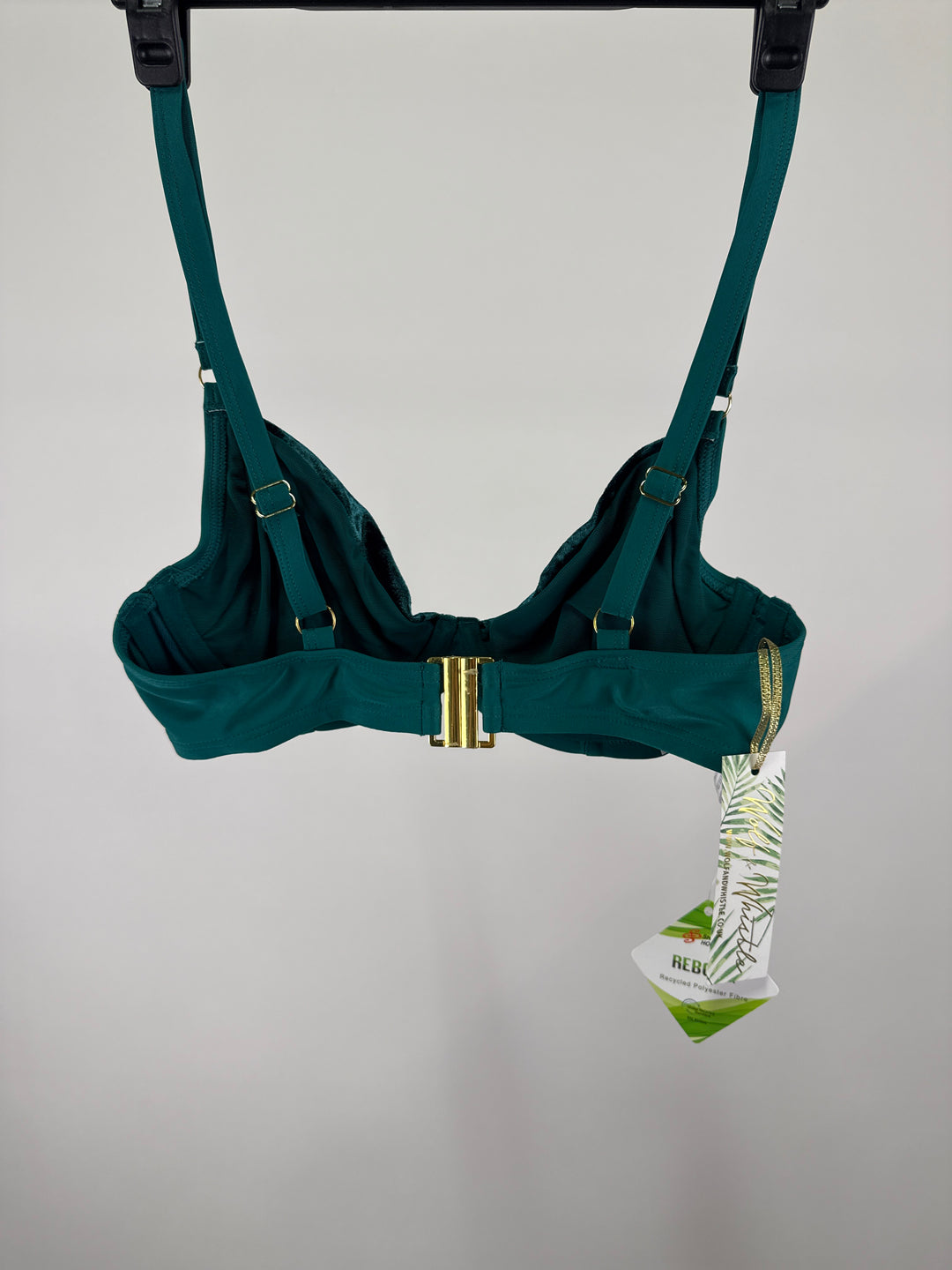 Wolf & Whistle Fuller Bust Exclusive velvet monowire in green