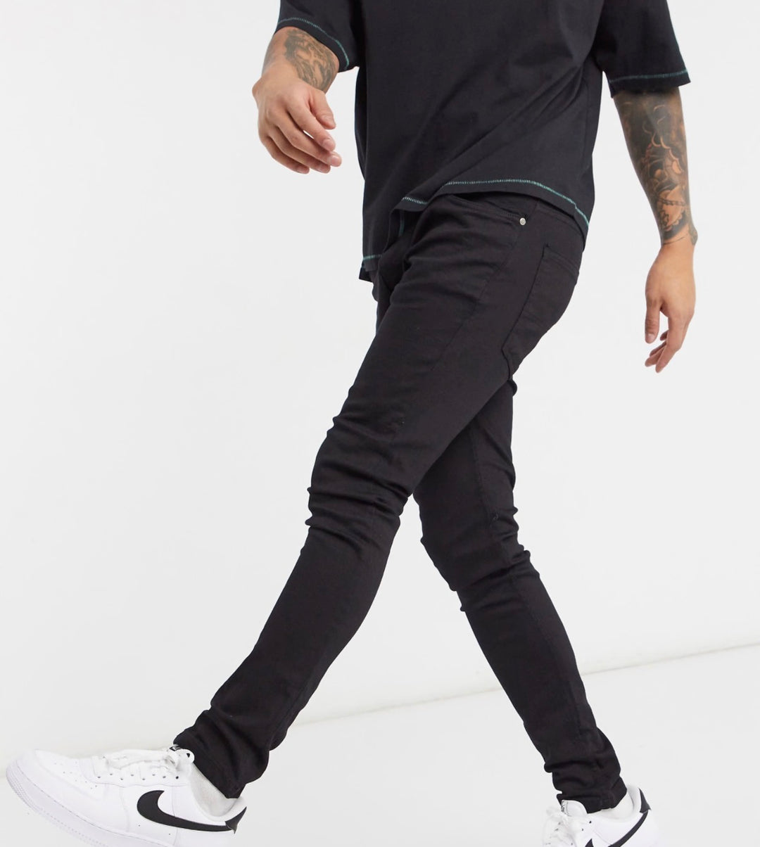 Brave Soul skinny jeans in
black