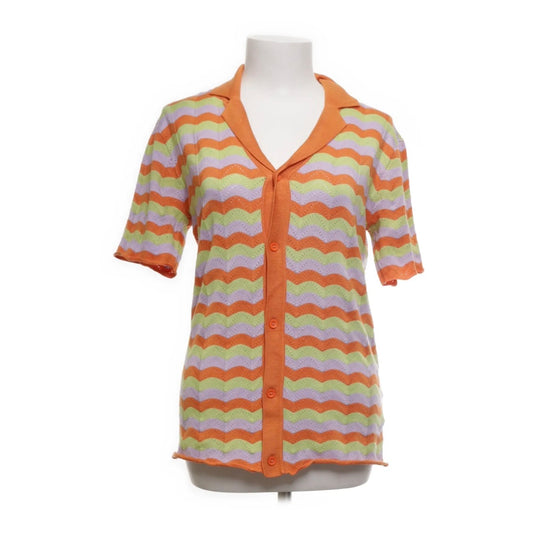Devil's Advocate knitted pastel wave print shirt