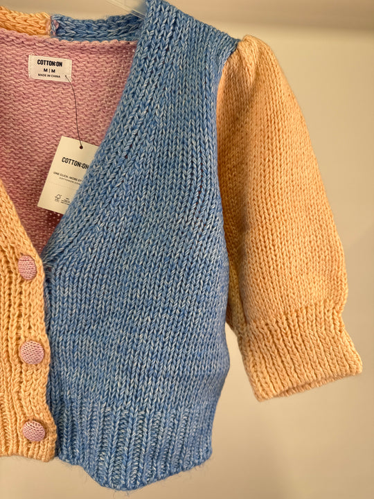 Cotton:on Milli Cardigan in Blues Colour Block