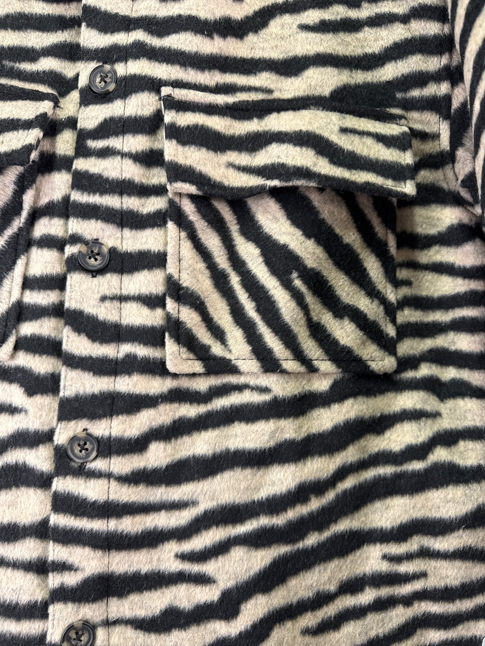 ASOS DESIGN – Långärmad tröja i brunt tigermönster