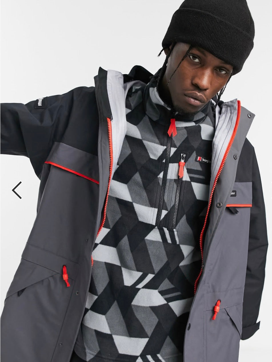Berghaus Tempest 89 jacket in black/grey