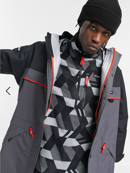 Berghaus Tempest 89 jacket in black/grey