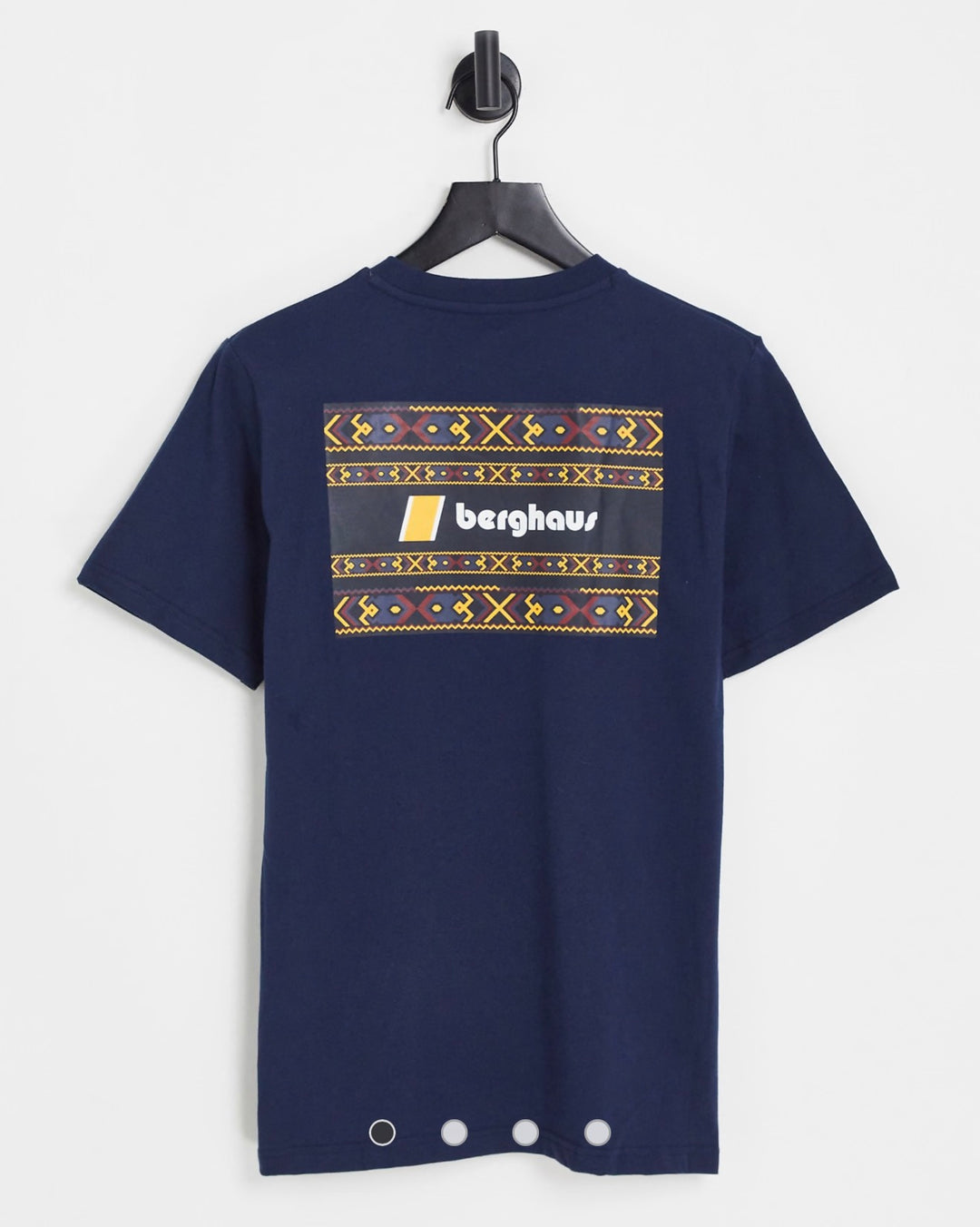 Berghaus aztec block t-shirt in dark blue