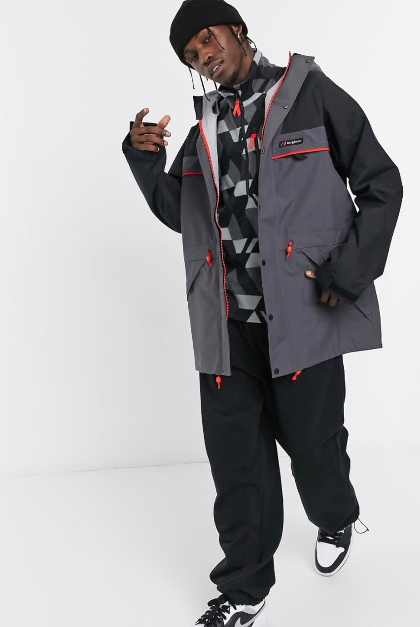 Berghaus Tempest 89 jacket in black/grey