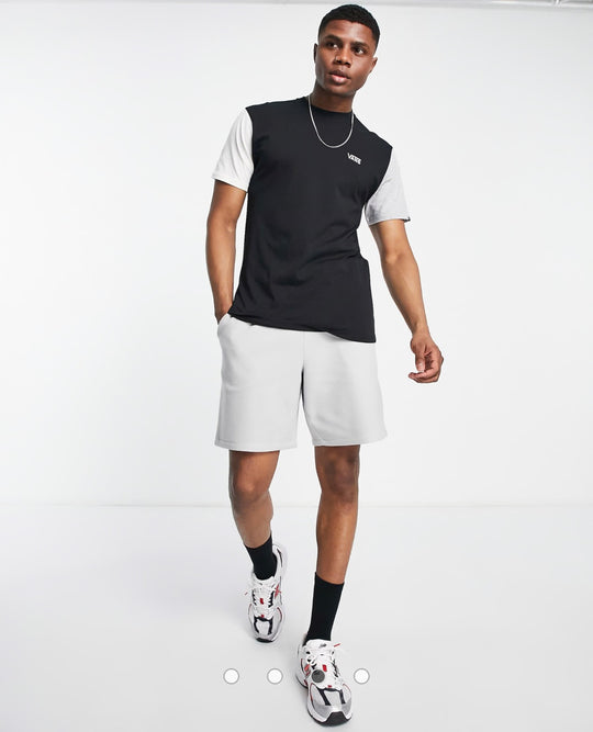 Vans Opposite short sleeve t-shirt in black/white