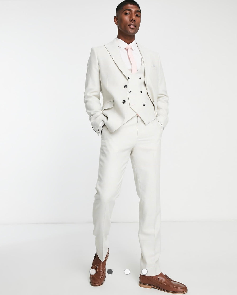 Harry Brown tweed suit jacket in grey