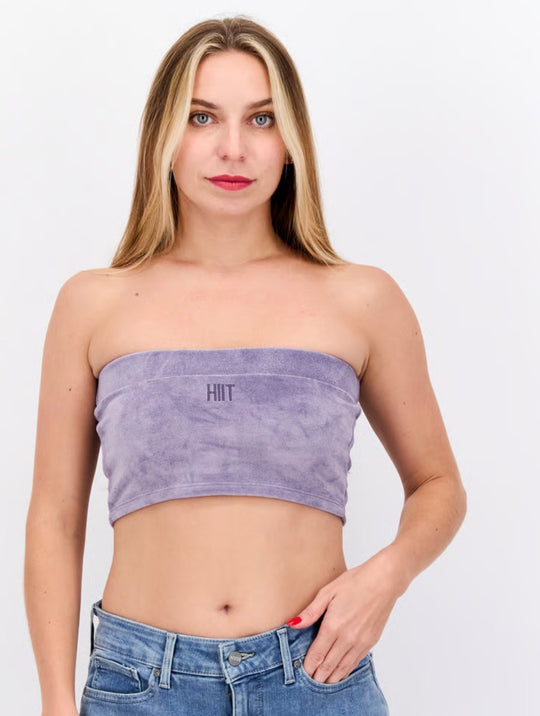 HIIT Bandeau in Velour
