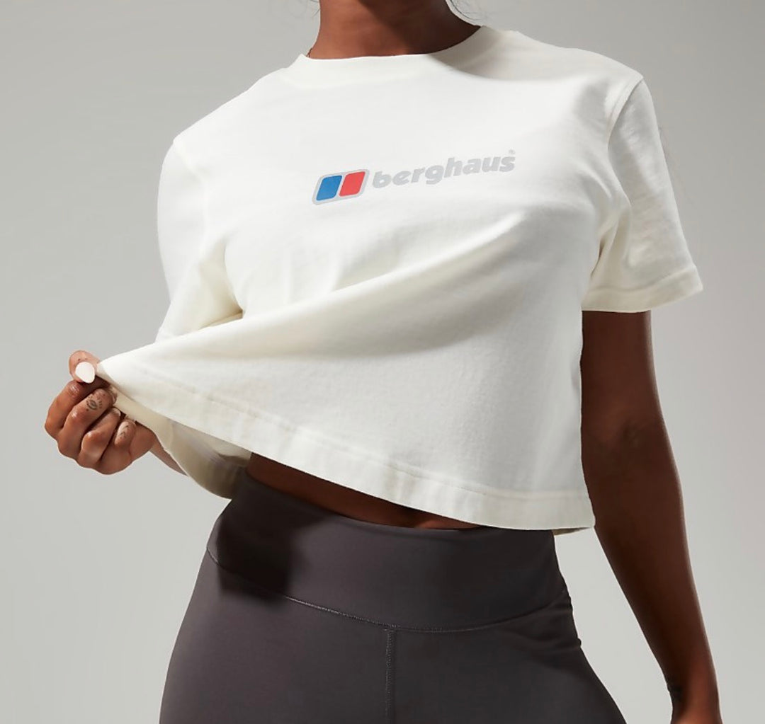 Berghaus Women's Urban Crop Short Sleeve Tee - Natural