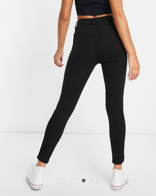 Cotton:On high rise skinny jean in black