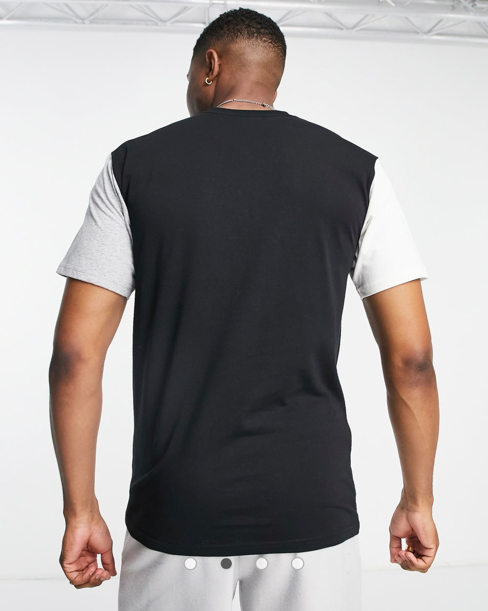 Vans Opposite short sleeve t-shirt in black/white