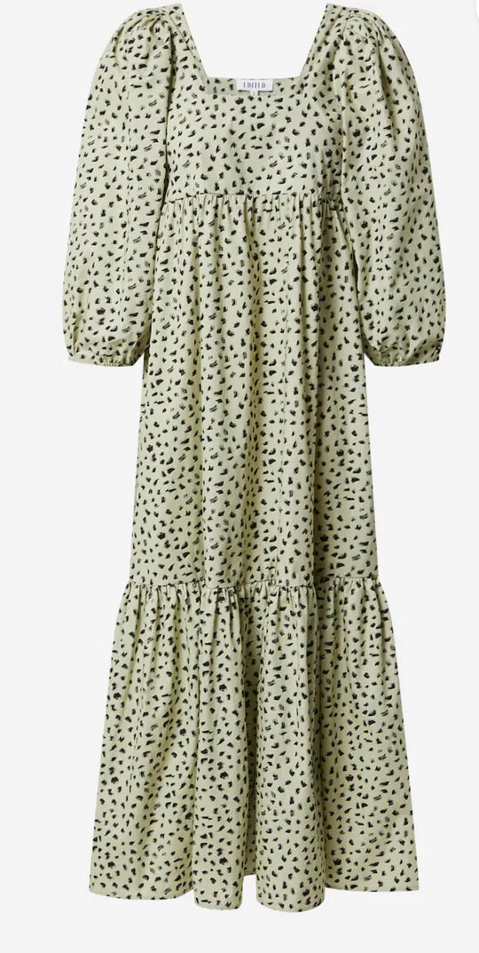 Edited Chaya Dress Brushstroke Leo Print