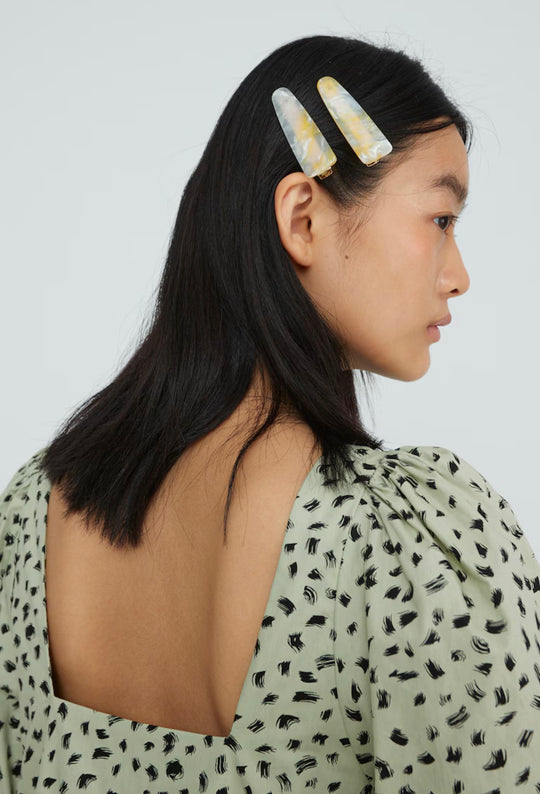 Edited Chaya Dress Brushstroke Leo Print